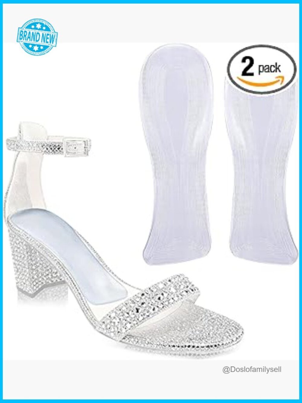 Weight Shifting Gel Insoles for High Heels Foot Pain Relief Comfort Pads
